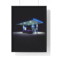 Purple Lambo Framed Poster