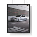 Satin Aluminium G87 BMW M2 Framed Poster