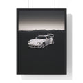 White RWB Porsche Framed Poster